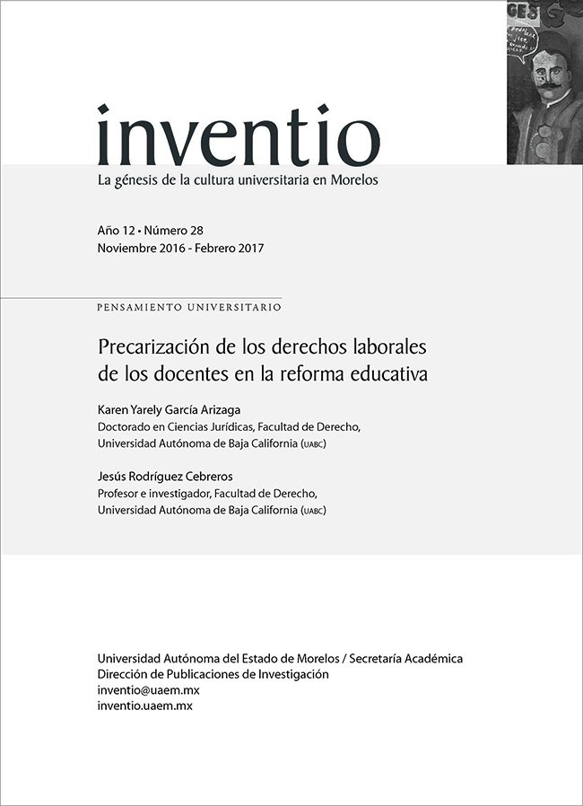 Precarización de los derechos laborales de los docentes en la reforma educativa