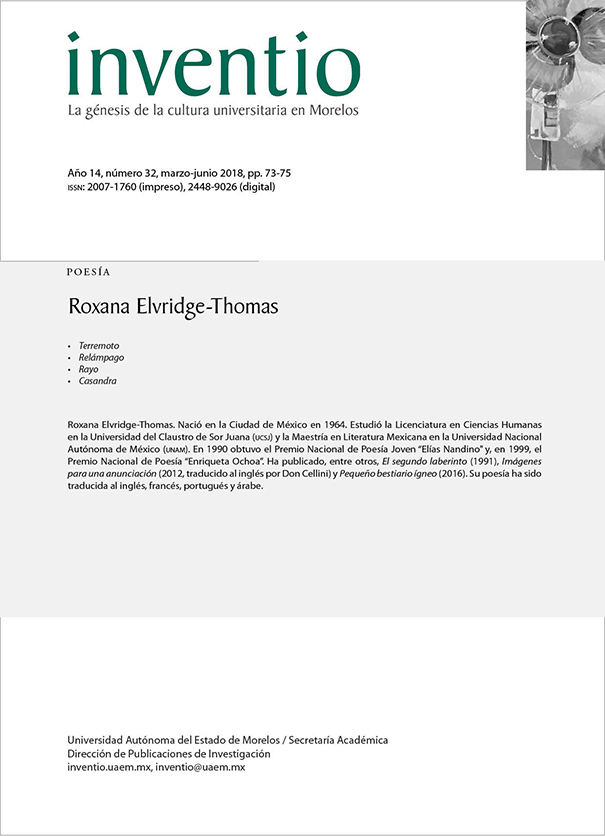 Roxana Elvridge-Thomas: poemas