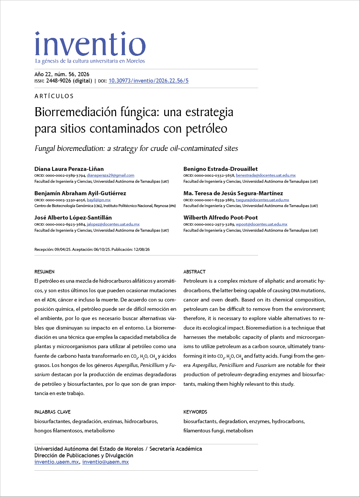 Biorremediación fúngica: una estrategia para sitios contaminados con petróleo
